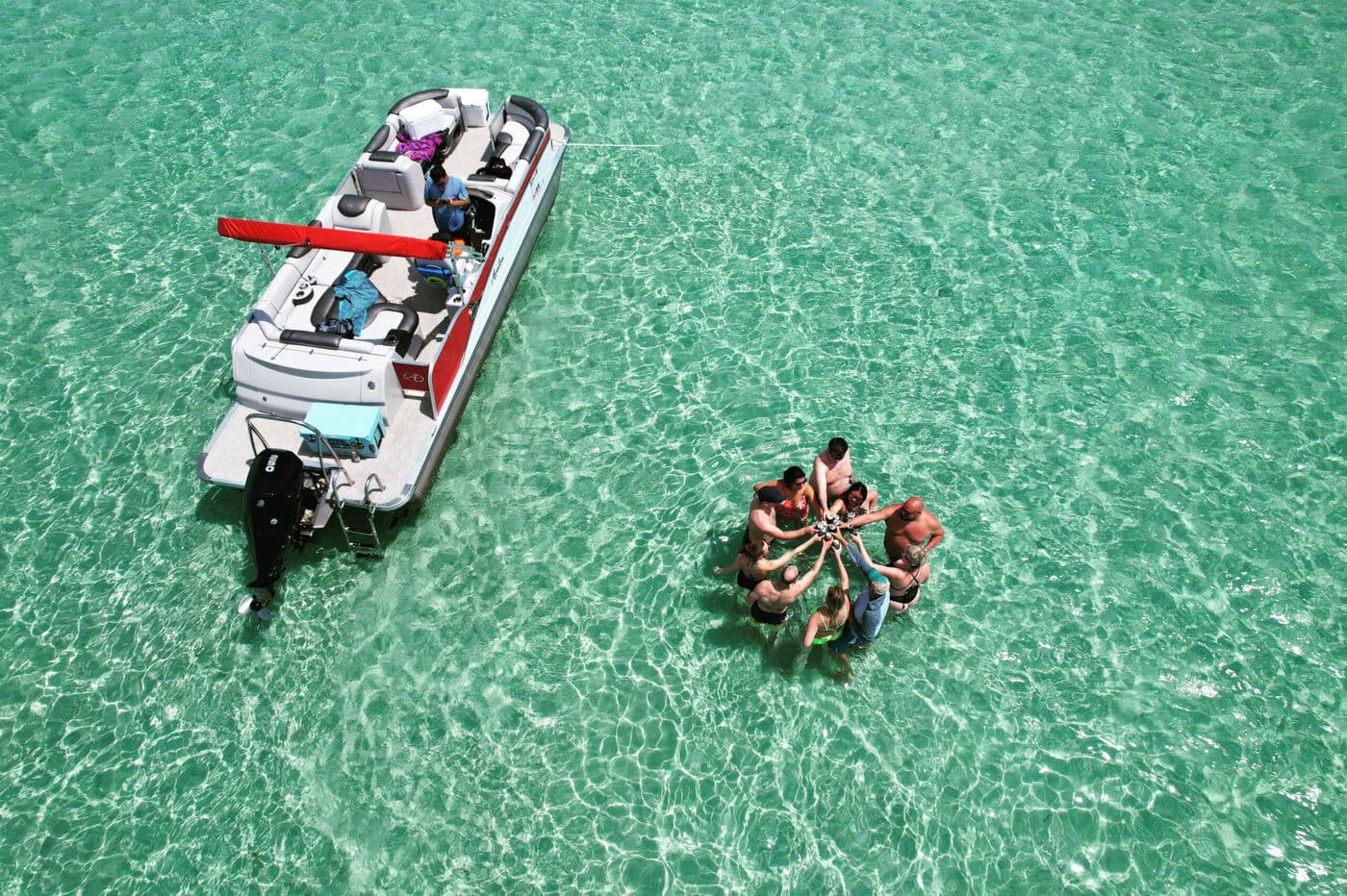 Out on the water off Destin